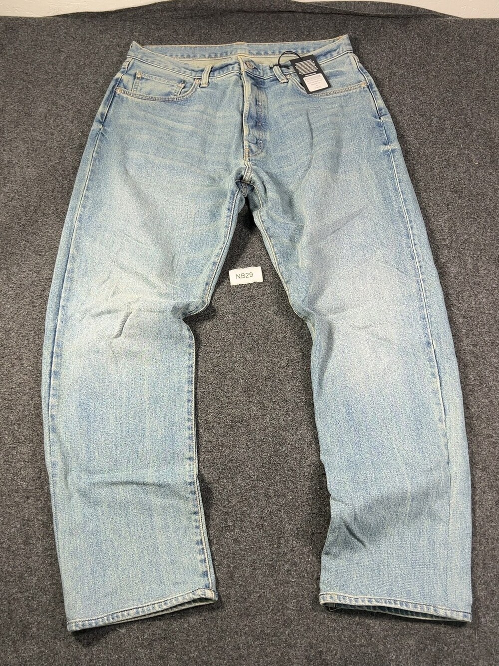 Buck Mason Ford Standard Jean L009 Light Wash Mens Sz 33 NWI Msrp145 [NB29]